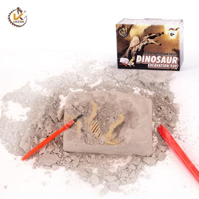 China DIY toys; Gifts Hot Sale Mini Dinosaur Fossil Dig Kit Toys Excavation Fossil Kits Toys for sale