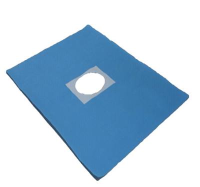 China Disposable meidical waterproof drapes with hole in best surgical supplier for sale