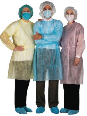 China Direct deal，the best selling isolation gown，SMS，blue,L&XL  surgical isolation gown for sale