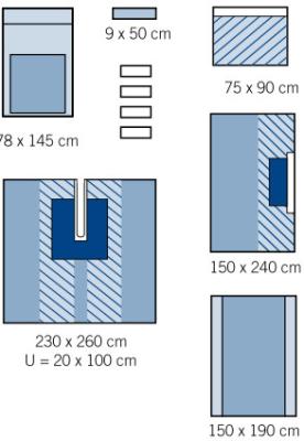 China Sterilize Split Sheet Sets for hospital surgical for sale