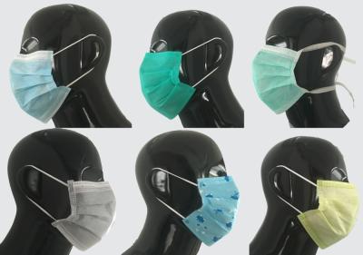 China 2 ply Non-woven ear-loop,blue face mask for doctor and patient in hospital for sale