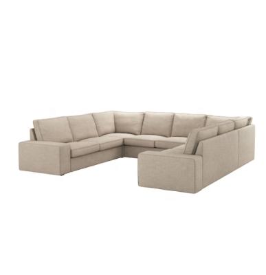 China Modular U Shape Sofa Design Modern Home Furniture Couch Sofas Fabric Sofa Set Furniture en venta