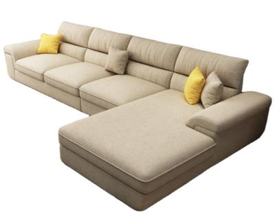 China (Other) Hot Selling Adjustable L Sectional Shape Fabric Sofa Set Living Room Furniture Sofa Sectional Sofa Set Furniture Te koop