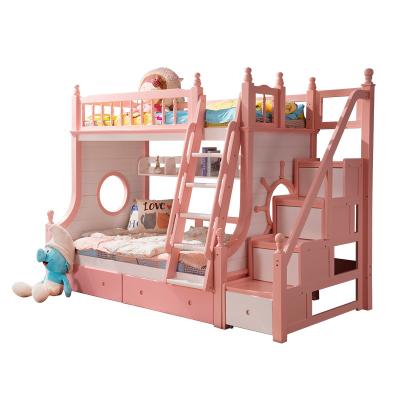 China Cheap Bedroom Furniture Bunk Beds Kids Room Morden Price Twin Beds For Kids for sale