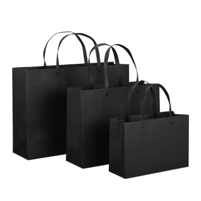 China Luxury Large Size Food Gift Paper Shopping Bag With Handles And Your Own Logo for sale