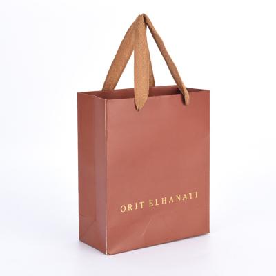 China Recyclable Paper Shopping Bags, Bulk Gift Bags, Kraft, Party, Favor, Candy, Take-out, Merchandise, Retail Bags for sale