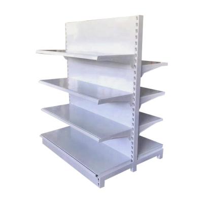 China Factory direct selling single and double sided single and double sided metal supermarket shelves gondola hardware rack for store for sale