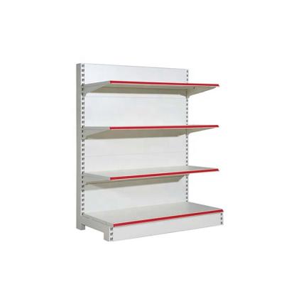 China Single-sided Five-layer double-sided metal shelves for supermarket goods display, gondola supermarket rack for sale