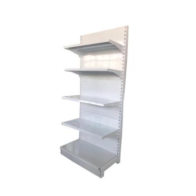 China 2022 Wholesale Single Sided Grocery Gondola Shelving Supermarket Shelf Display Racks For Sale for sale