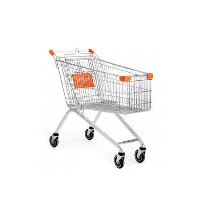 China Durable Asia Style Stainless Steel Trolley Shopping Trolley for sale