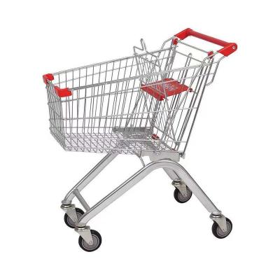 China Factory Direct Selling Durable Steel Material Trolley Shopping Trolley For Supermarket for sale