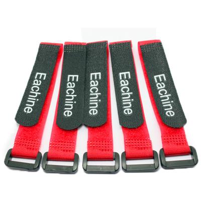 China Colorful Quick Cinch Straps , Nylon / Polyester Hook Loop Plastic Adjustable Straps for sale