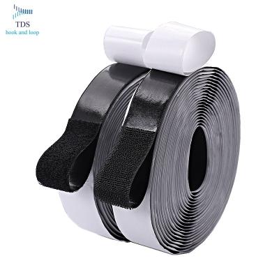 China Logo Printed Self Adhesive Hook And Loop Tape , Strong Sticky Nylon Hook And Loop Fasteners for sale