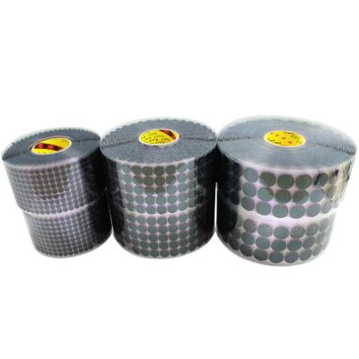 China Custom Size Self Adhesive Hook And Loop Dots / White Sticky Coins For Home Appliance for sale