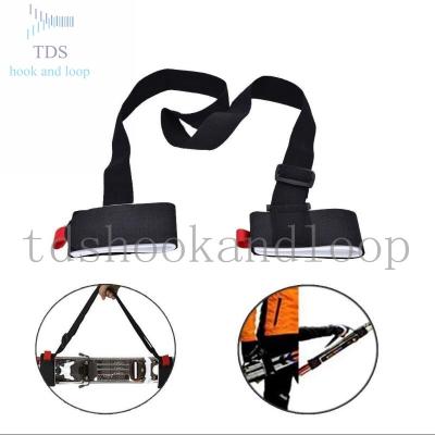 China Modern Personalised Ski Straps , Colorful Adjustable Ski Carrier Shoulder Strap for sale