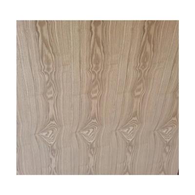 China Wholesale Price 18mm Ash Veneer Plywood Furniture Wood Industrial Paintless Board for sale