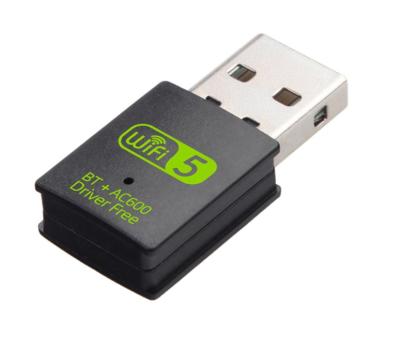 China LAPTOP BT5.0 600Mbps 802.11ac Wifi Adapter Wireless USB Bluetooth Adapter for sale