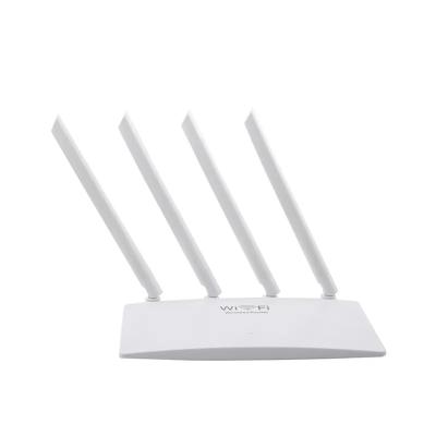 China Wifi Router 300Mbps 4 Antennas 5dBi Router Supplement Home Portable Wireless Routers 192.168.1.1 for sale