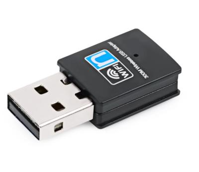 China 300Mbps LAPTOP Computer Usb Wifi Adapter Wholesale WiFi Receiver for sale