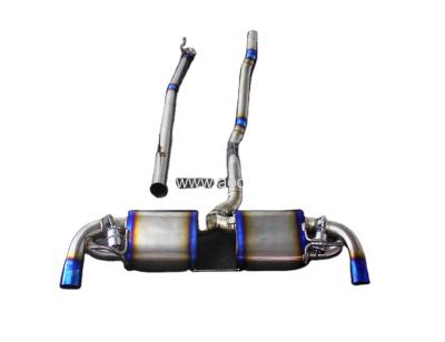 China Titanium Titanium Exhaust AMG Parts Middle Pipe And Exhaust Rear Muffler For Mercedes Benz A45 AMG for sale