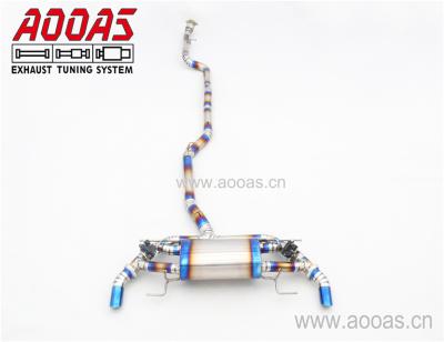 China AOOAS Titanium Auto Exhaust Titanium Catback Valves Exhaust Device For Alfa Romeo Giulia for sale