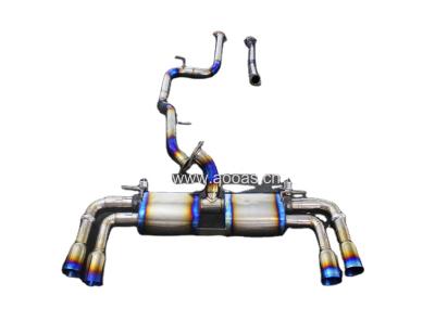 China Titanium Exhaust Valvetronic Titanium Muffler Exhaust Catback Exhaust For Volvo V40 for sale