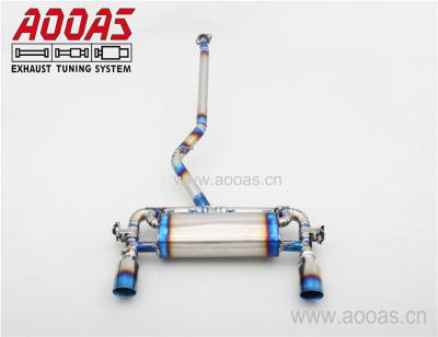 China Auto Parts Titanium Exhaust Pipe Valvetronic Middle Muffler System For Toyota 86 for sale