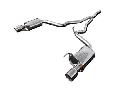 China Stainless Steel Dual Exhaust Tail Pipe Exhaust Rear Pipe For To yota Prado Dubai for sale