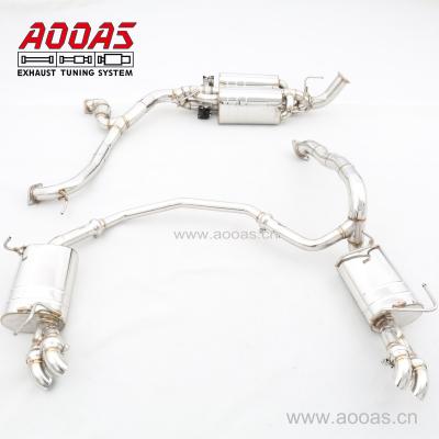 China Nissan Patrol Y62 Stainless Steel Bumper Accessories With Valvetronic Rear Section for sale