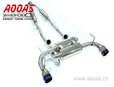 China Stainless Steel Catback Muffler Exhaust System For Infiniti FX35 FX37 FX50 for sale