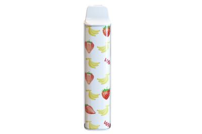 China Strawberry Banana Slim Battery Vape Pen 1900 Puffs 950mah Healthy E Cig for sale