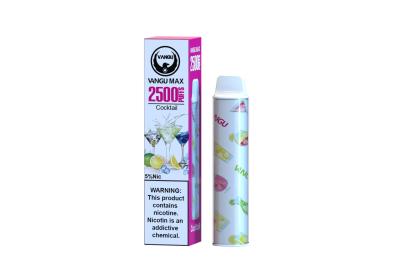 China 2500 Puffs Cocktail Prefilled Disposable Vape 1100mah 20mg Healthy E Cig for sale