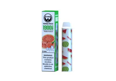 China Watermelon Ice Smokeless Electronic Cigarettes 1900puffs 950mah for sale