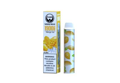 China Mango Ice Flavor Disposable Vape Device 950mah 6.0ml Custom Vapor Cigarettes for sale