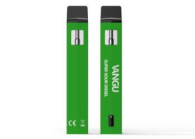 China Ceramic Coil 280mAh E Cigs Vaporizers 1.5ml THC Slim Flat Vape Pen for sale