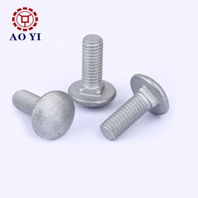 China Other Durable Top Iron Round Head Darco Gray Carriage Bolt Screw For Outdoor Use for sale