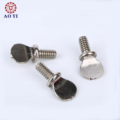 China Round Manufacturers Supply Cheap Brass Knurled Knurled Screw Racket Screw Shovel Head Flat Head Thumb Screw for sale