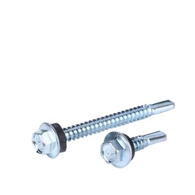 China Galvanized Pan Building Roof With Rubber Seal OEM Support Self Tapping Screw for sale