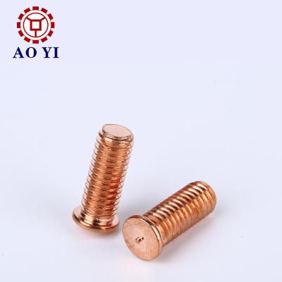 China Other M6 M8 M10 Brass Copper Clad Stud Welding Screws And Nuts for sale