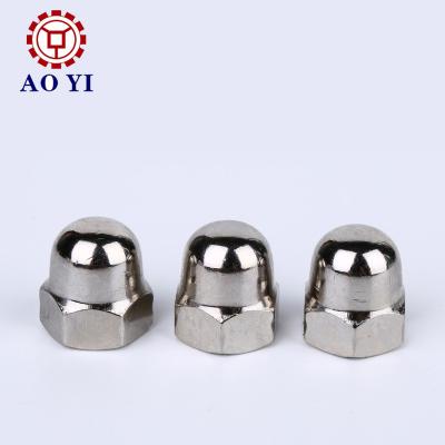 China Heavy industry round head stainless steel nut maker price stainless steel lock hex screw cap for sale