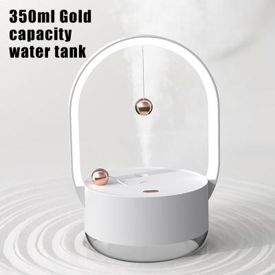 China Wholesale New Design Air Humidification+Light 2022 Usb Magnetic Wireless Mute Aromatherapy Ultrasonic Humidifier For Home for sale