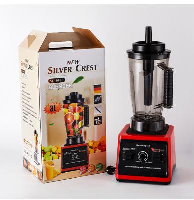 China Fufu Machine 8000W Multi-Function Blender High Quality 3L Motivational Electric Powerful Silver Peak Vegetable and Fruit Blender for sale