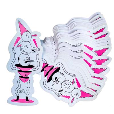 China Waterproof Wholesale Lightweight White PVC Stickers Manufacturer Automobile Personality Personality Label for sale