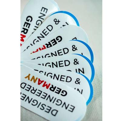 China Selling Light Chinese White Waterproof PVC Stickers Weathering Weathering Labels, Car Personality Labels for sale