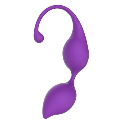 China Wholesale Real Touch Feeling Silicone Vaginal Tighten Exercise Skin Friendly Sex Toys Kegel Ball Egg Vibrator For Women for sale