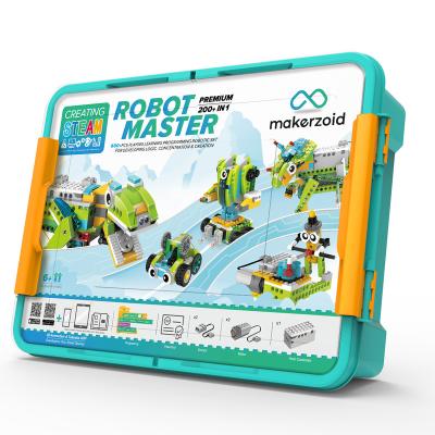 China Building Toy STEAM Programming Building Blocks Sets Educational Gifts (Premium) Robot Master, DIY Robot Building Kit for sale