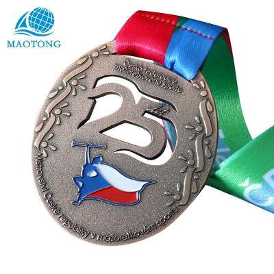 China Die Casting Europe Sex Russia Rectangle Rugby Medal And Metal Royal Medals And Skating Medals Hollowed-out Medallions for sale