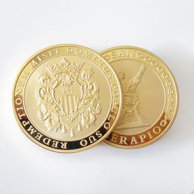 China China 2021 Pure Euro Gold Coin Coins Plating 24k Metal Challenge Custom Cheap Gold Coins for sale