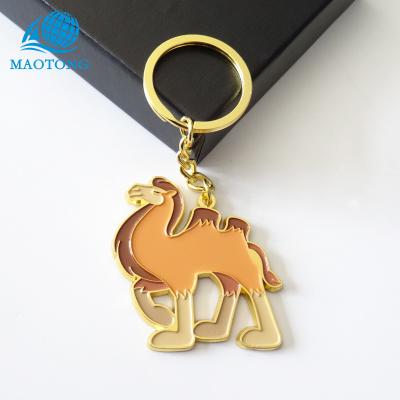 China Hot Custom Camel Animal Shape Promotion Gift Sale Key Chain With Your Personal Design for sale