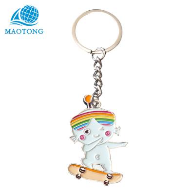 China Custom Cute Funny Cartoon Soft Enamel Key Chain Promotional Kids Souvenir Gifts With Your Logo for sale